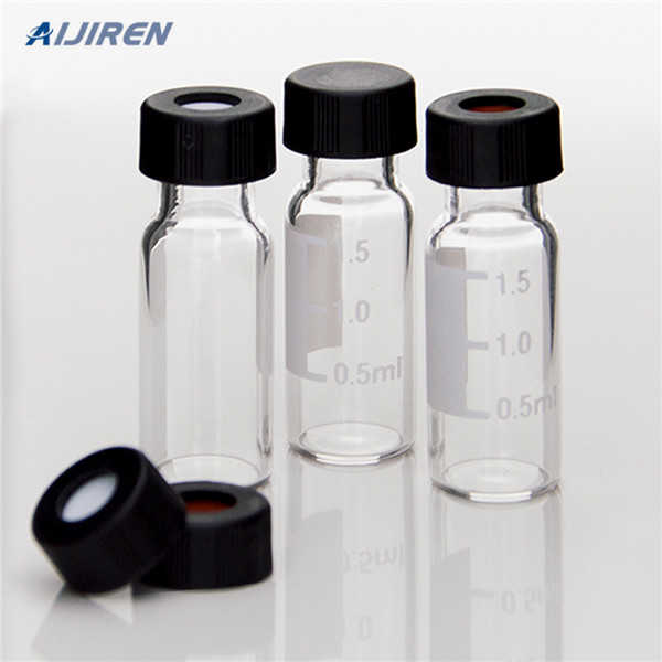 5.0 Borosilicate Glass HPLC Vials & Caps with patch for Aijiren autosampler